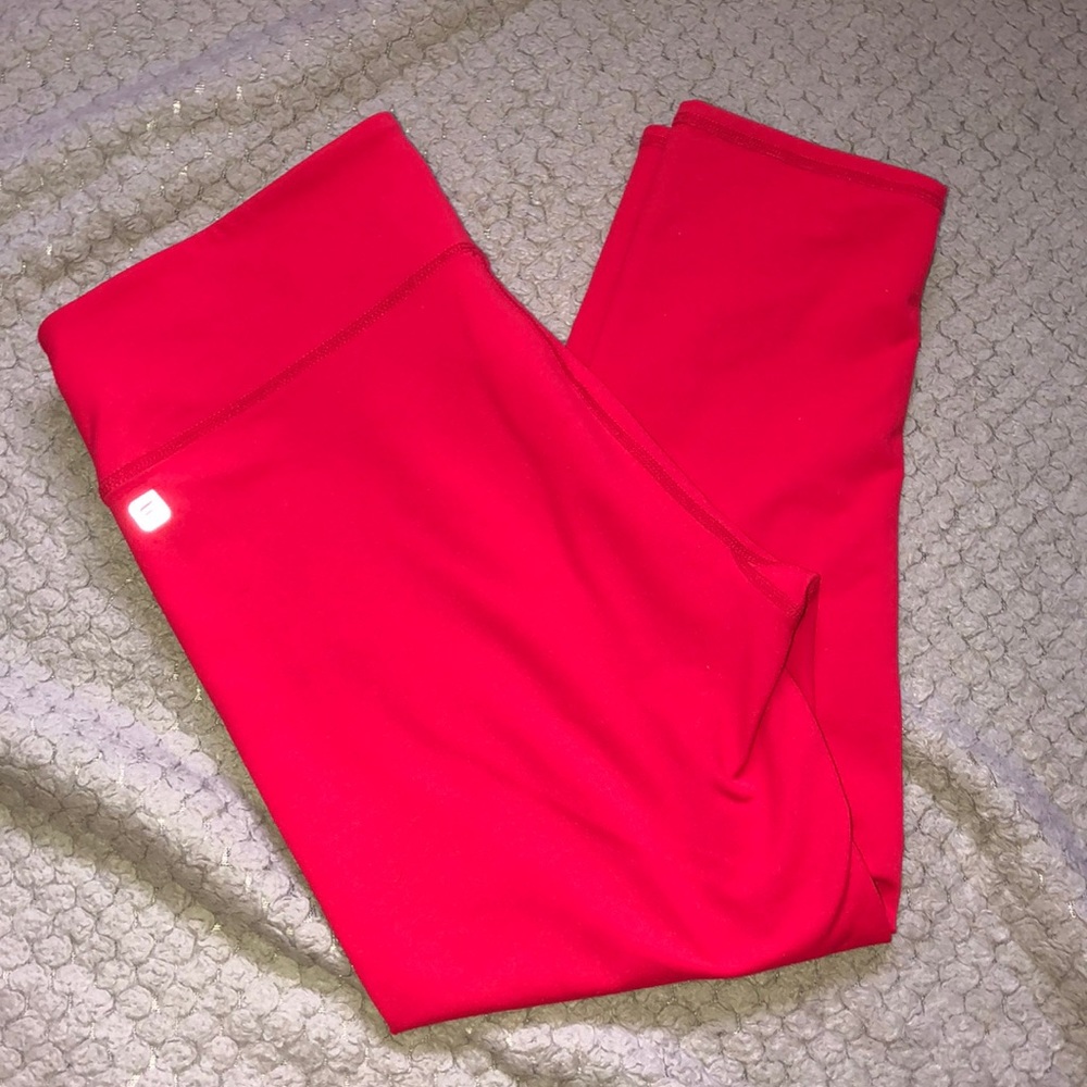 Pinkish/red leggings from fabletics